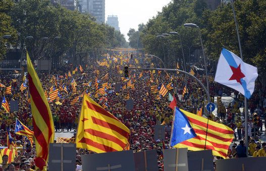 Pro-Independence demonstration in Catalonia