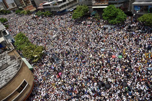 Protest against President Nicolas Maduro in Caracas