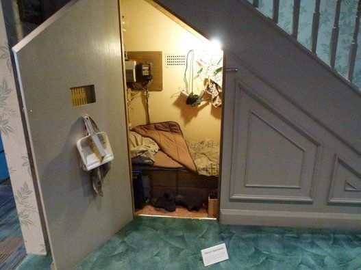 Harry's room under the stairs: Harry Potter Tour Warner Bros Studios Leavesden London