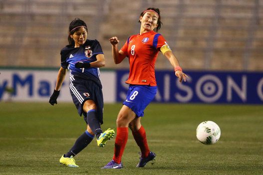 Japan v South Korea - AFC Women's Olympic Final Qualification Round