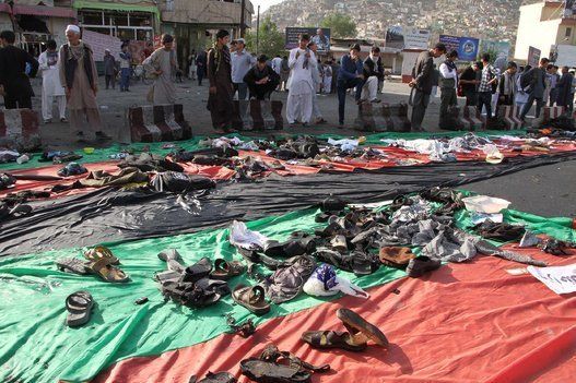 61 killed, more than 200 wounded in suicide attack in Kabul