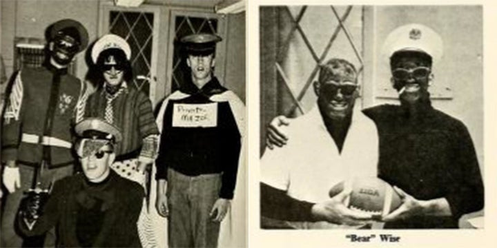 Two photos from VMI's 1968 yearbook, which was edited by the future state Sen. Tommy Norment.