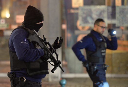 Police operation in Brussels