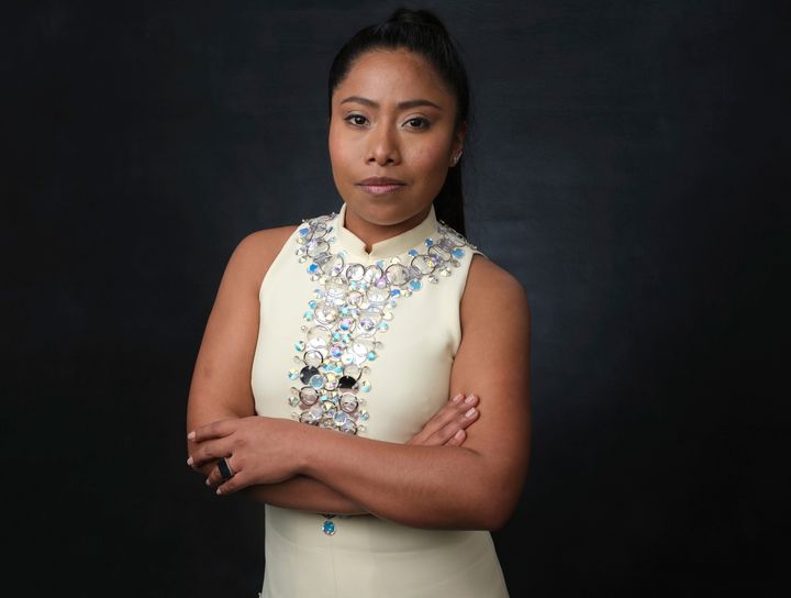 Yalitza Aparicio poses at the Academy Awards Nominees Luncheon at The Beverly Hilton Hotel -- Feb. 4, 2019, Beverly Hills, Calif. 