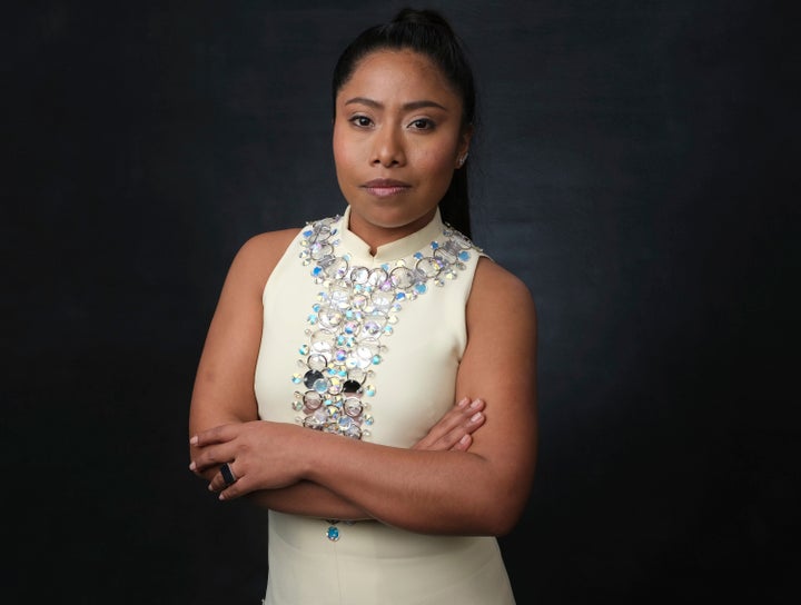 Yalitza Aparicio poses at the Academy Awards Nominees Luncheon at The Beverly Hilton Hotel -- Feb. 4, 2019, Beverly Hills, Calif. 