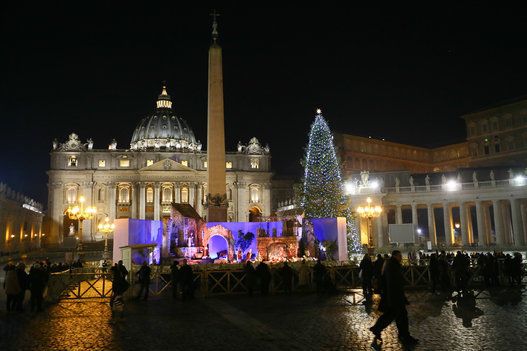 Christmas Tree Switch On Ceremony in Vatican City