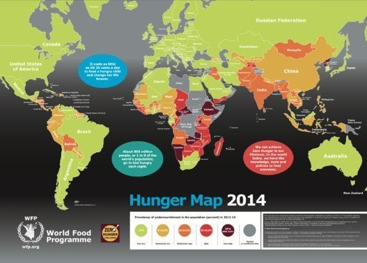 いま 飢えている国はここだ 14飢餓マップ 画像 ハフポスト