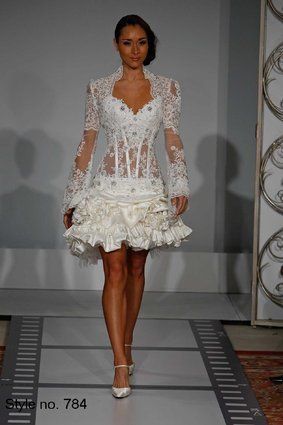 This Cocktail Wedding Dress