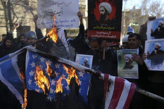Mideast Iran Saudi Arabia Protest