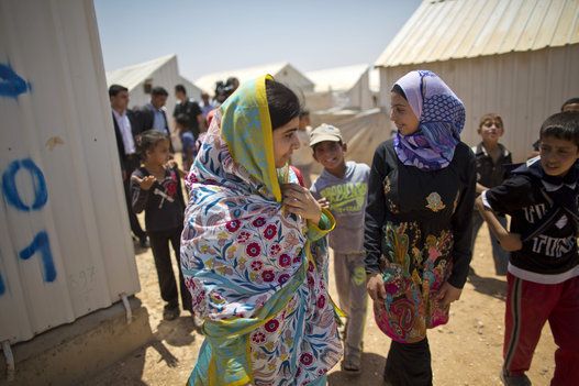 Mideast Jordan Malala Refugees