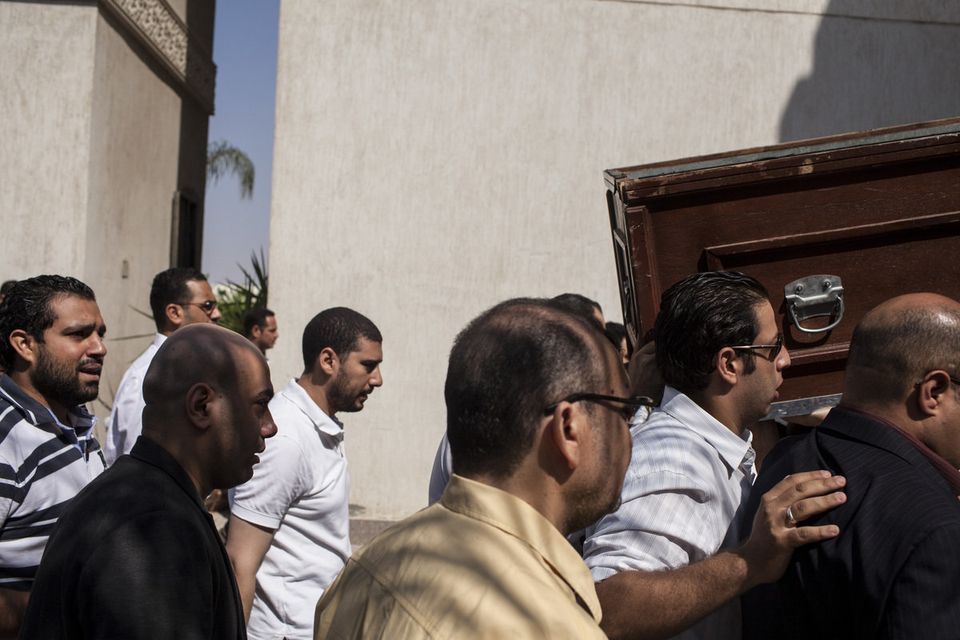 Funeral For Son Of Muslim Brotherhood Supreme Guide Killed During Protest