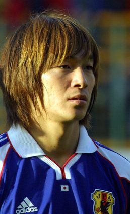 Portrait of Japanese midfielder Daisuke Oku taken