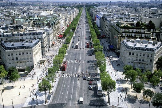Avenue des Champs-Elysees, Paris, France