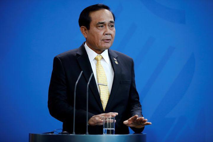Ο ηγέτη του πραξικοπήματος, που έγινε πρωθυπουργός, Prayut Chan-o-Cha. 