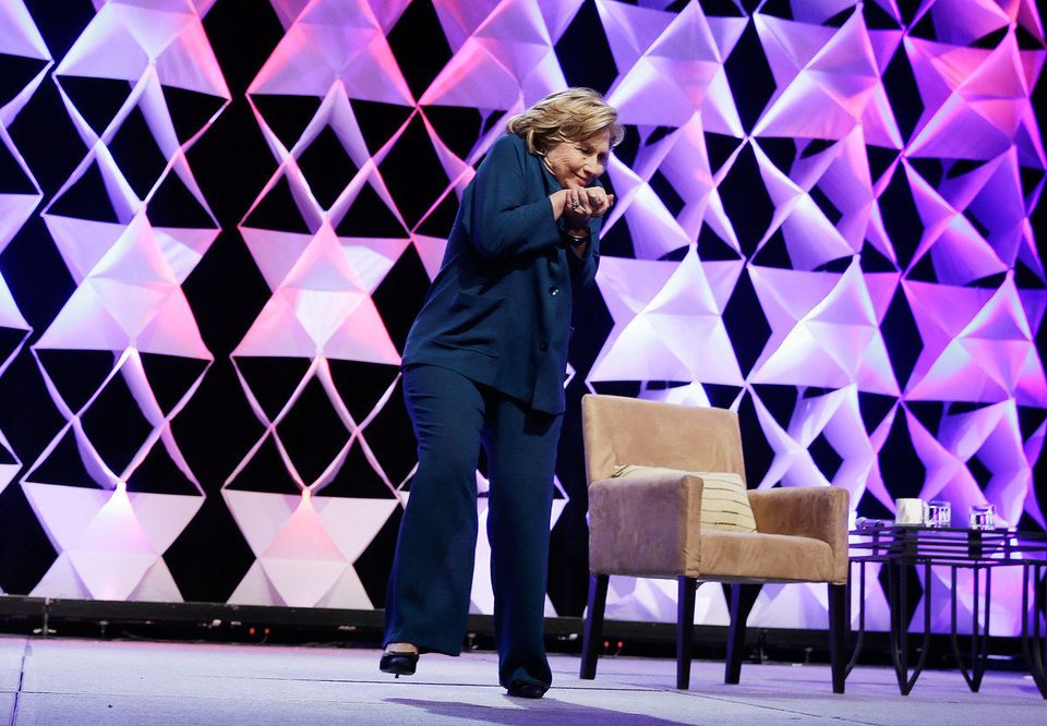 Hillary Clinton Addresses Recycling Industries Trade Conference In Las Vegas