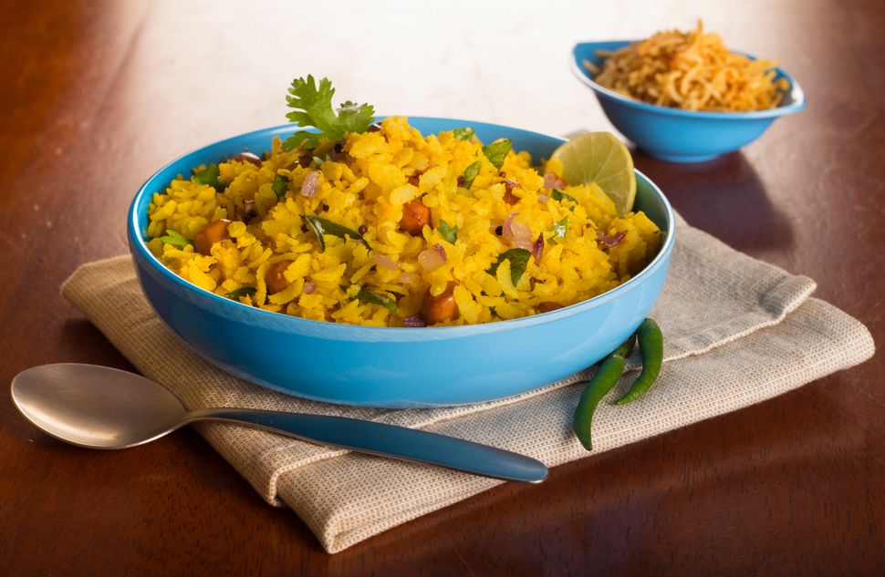 Poha from Maharashtra is one of the many Indian foods that are naturally vegan.