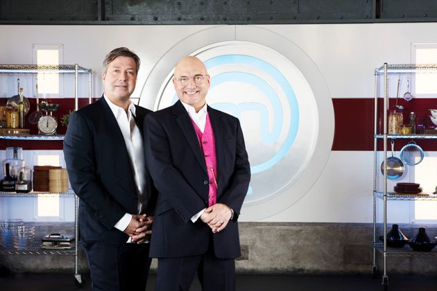 Gregg with Masterchef co-star John Torode