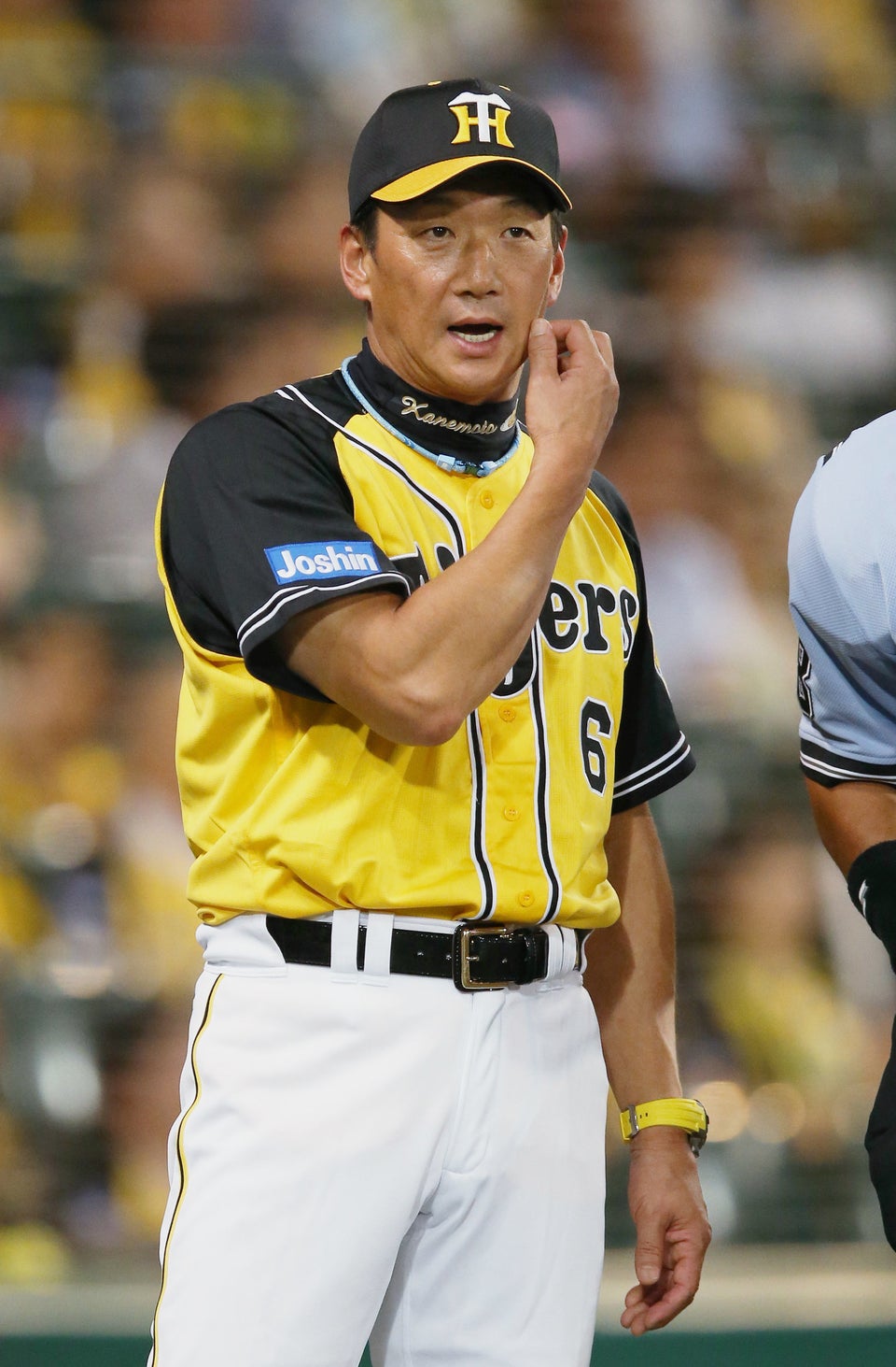 阪神6 金本知憲 '09~実使用 甘んじ ハタケヤマ グラブ 阪神6 金本知憲 '09~実使用 甘んじ ハタケヤマ グラブ