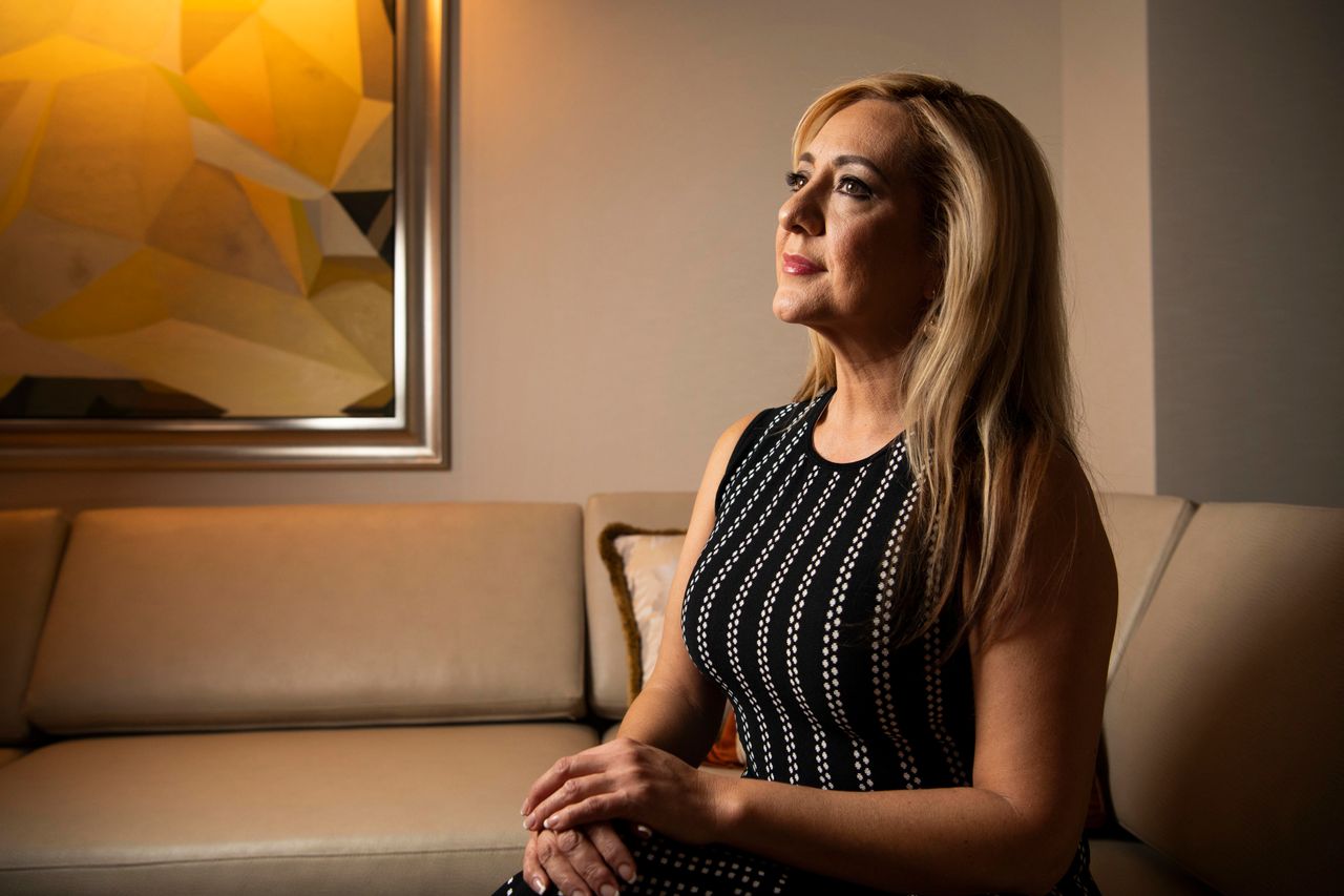 Lorena Bobbitt in New York on Feb. 4. A documentary of her life, "Lorena," will premiere on Amazon on Feb. 15.