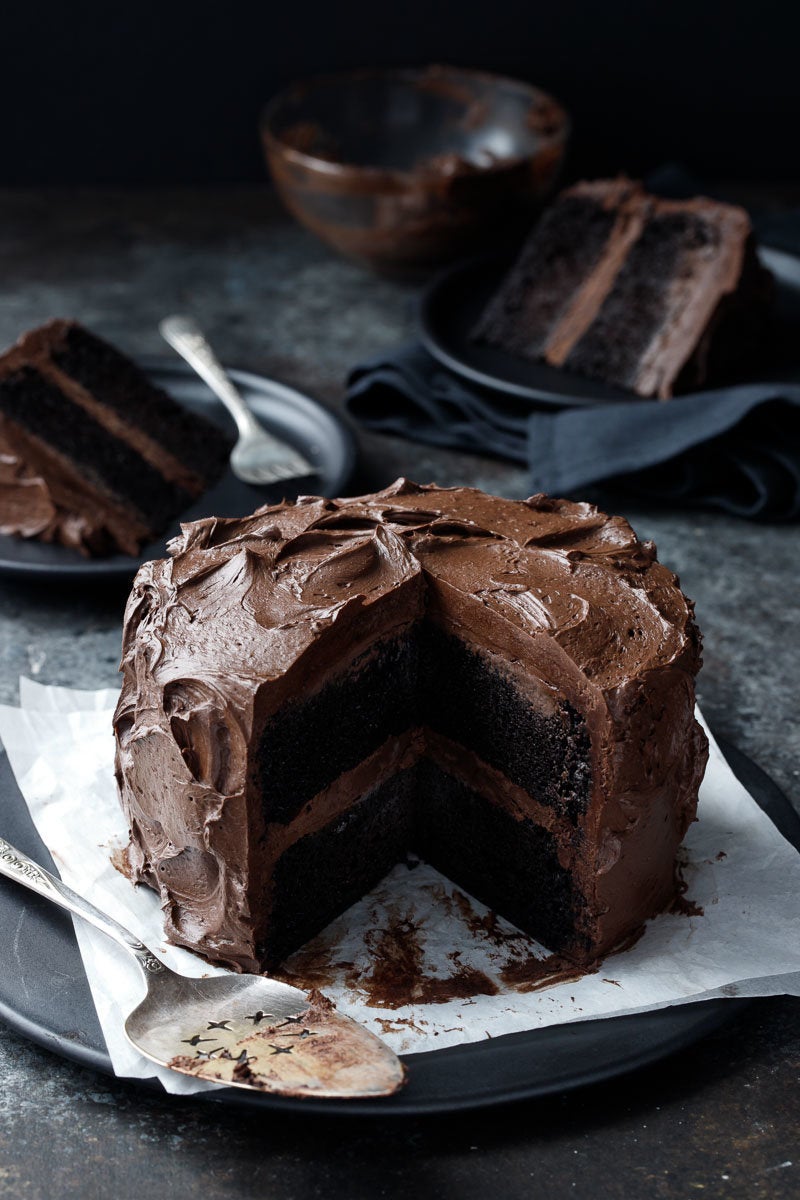 Ultimate Chocolate Cake with Fudge Frosting