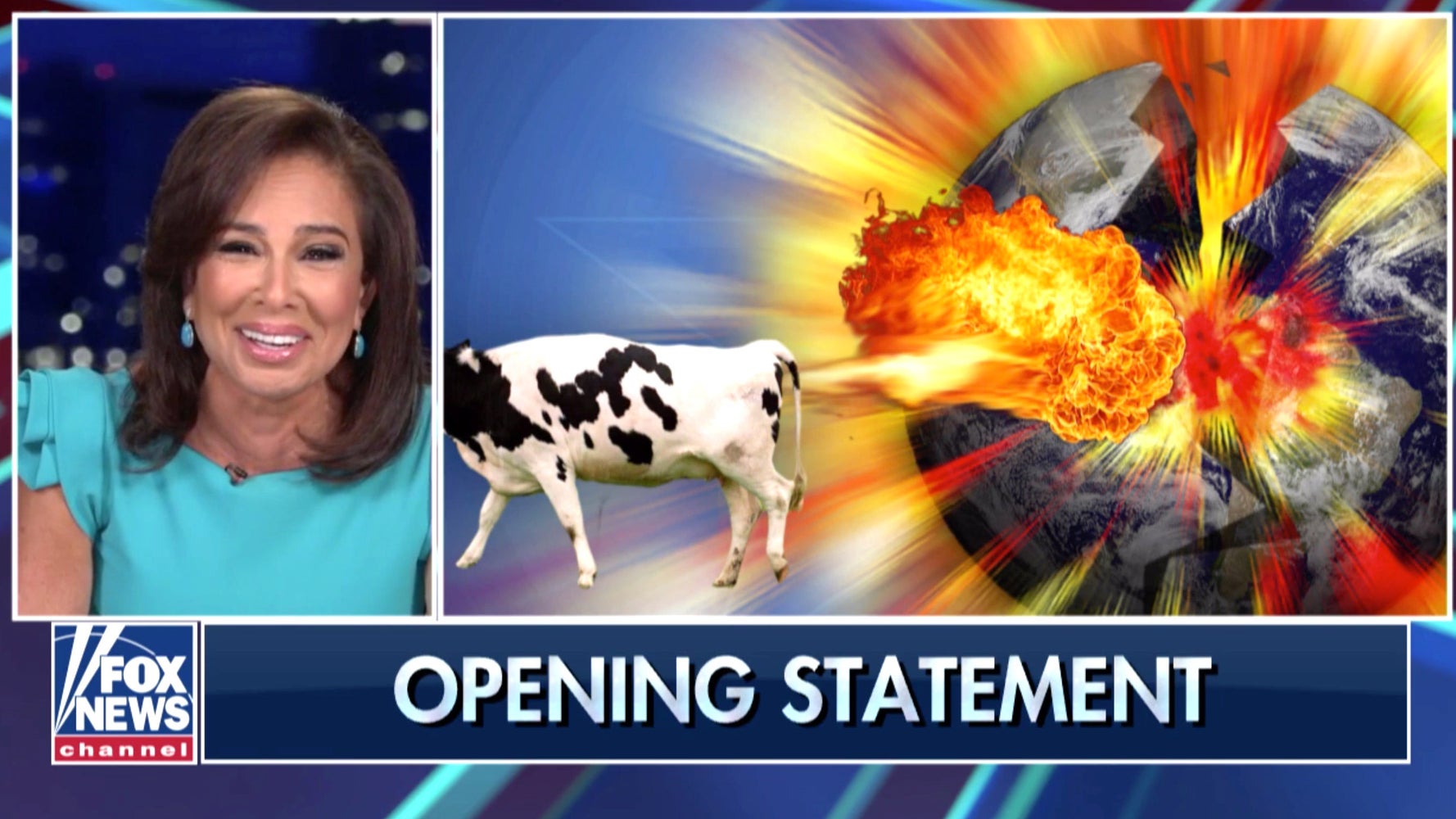 Fox News Jeanine Pirro Rails Against Green New Deal In Wild Cows Farting Rant Huffpost
