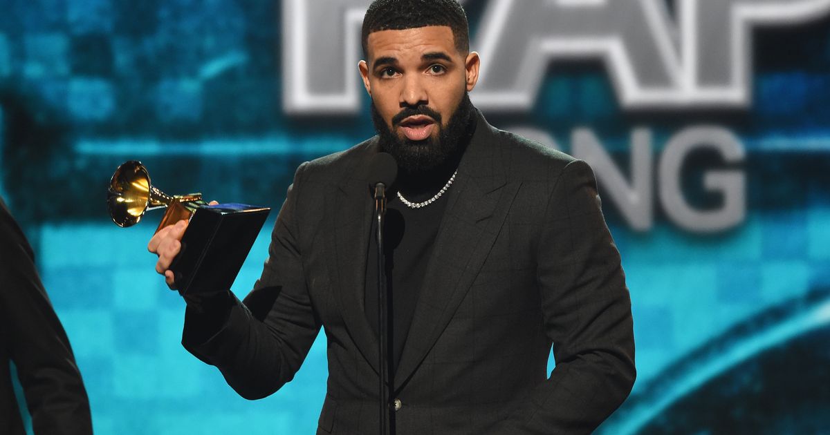 Grammys 2019 Drakes Acceptance Speech Is Cut Short After Making Surprise Appearance Huffpost 