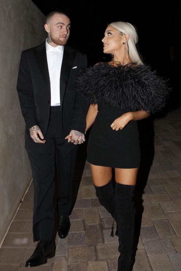 Mac Miller and Ariana Grande, pictured together last year