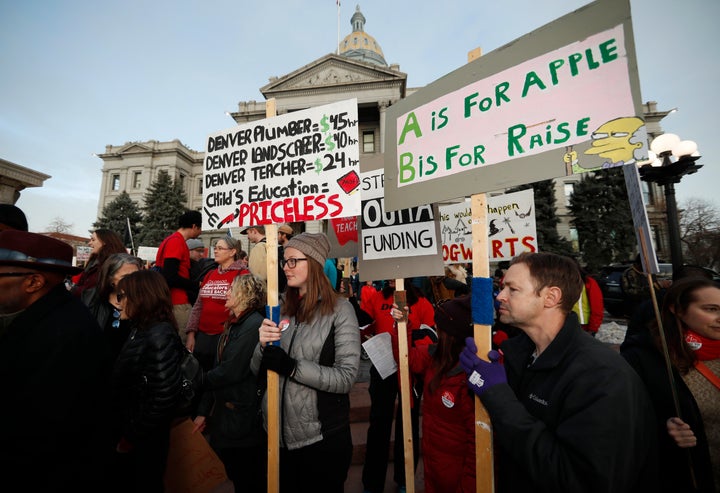 Denver teachers are planning to strike on Monday after failed negotiations with the school district over base pay. 