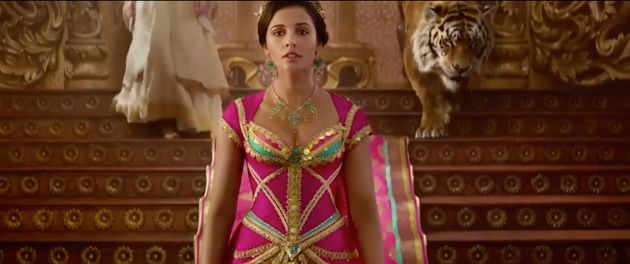 Naomi Scott's role as Jasmine has attracted controversy