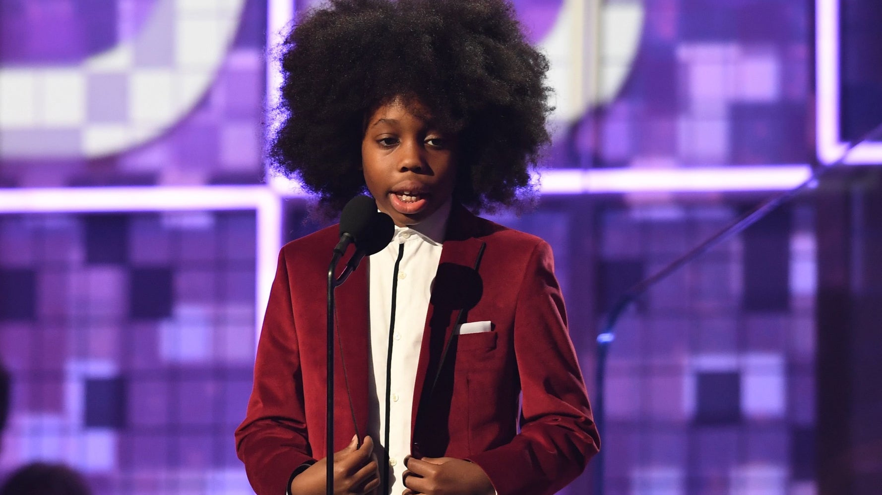 Diana Ross Grandson Raif Henok Is Supremely Adorable In Grammys Speech Huffpost