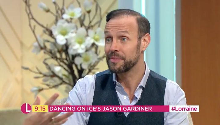 Jason Gardiner appeared on Lorraine on Monday morning