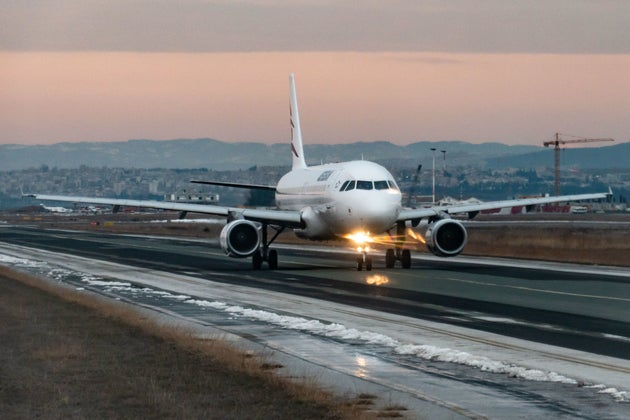 Απογείωση airbus από την Θεσσαλονίκη. 