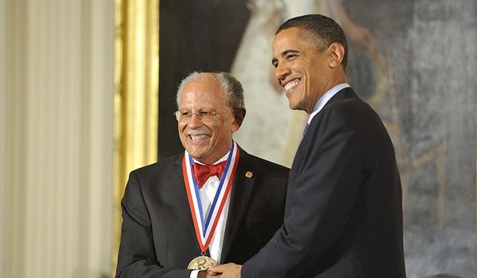 President Obama awards Washington the National Medal of Science.