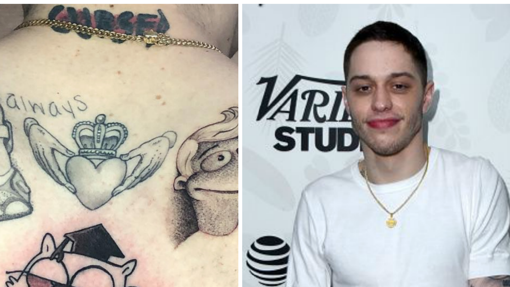 Get Pete Davidson Covers Tattoo That Matched Ariana Grande S With For Android Get Wallpaper Pete Davidson Covers Tattoo That Matched Ariana Grande S With Free