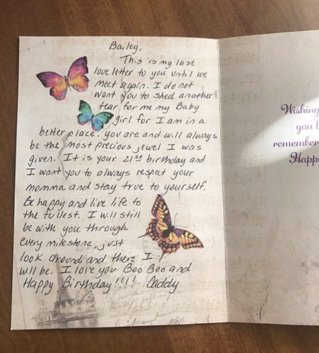 君への最後のラブレターです 4年前に亡くなったパパから 誕生日に手紙が届く ハフポスト