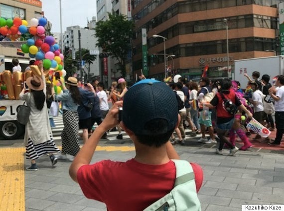 長男が、2017年の東京レインボープライドを取材しました