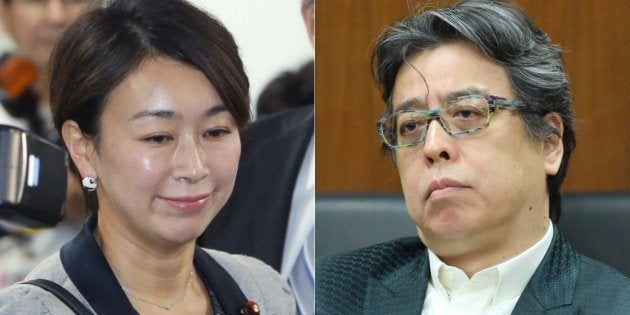 山尾志桜里氏（左）と小林よしのり氏