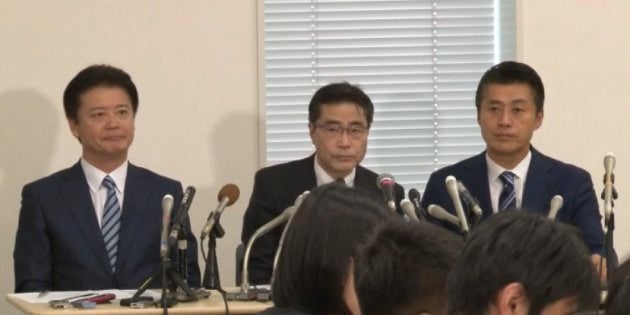 玄葉光一郎氏、若狭勝氏、細野豪志氏。