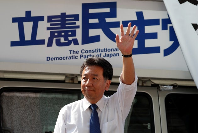 立憲民主党の枝野幸男代表＝2017年10月