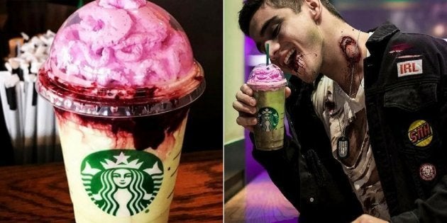 結構エグイ スタバが ゾンビ フラペチーノ を作った ハフポスト