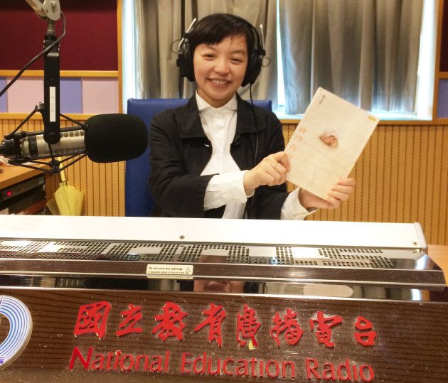 2017年3月、『台湾生まれ 日本語育ち』繁体字中文版発売刊行イベントで台北のラジオ局「教育広播電台」に招かれて。
