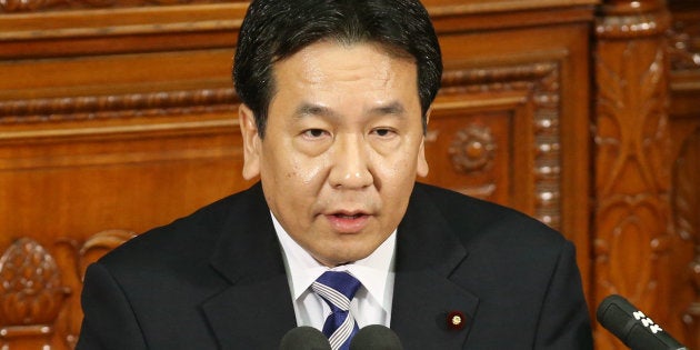 衆院本会議で代表質問する立憲民主党の枝野幸男代表＝1月24日午後、国会内 