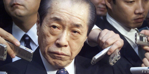 野中広務氏(2000年12月撮影)
