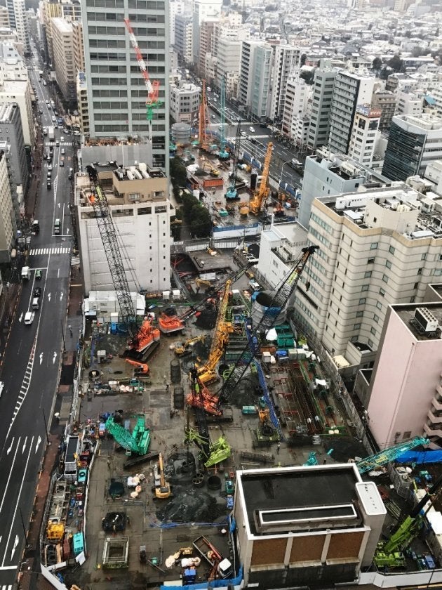 文京区春日・後楽園駅前再開発の現況