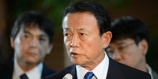 2017年8月29日の麻生太郎・財務相