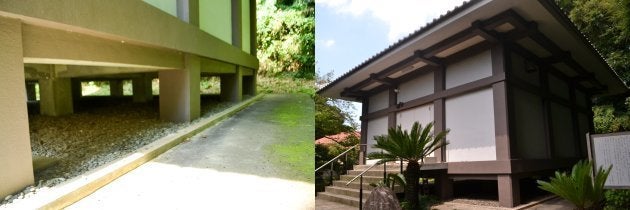 改修工事前の浄楽寺の収蔵庫=浄楽寺提供