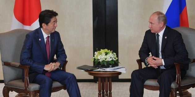 安倍首相とプーチン大統領