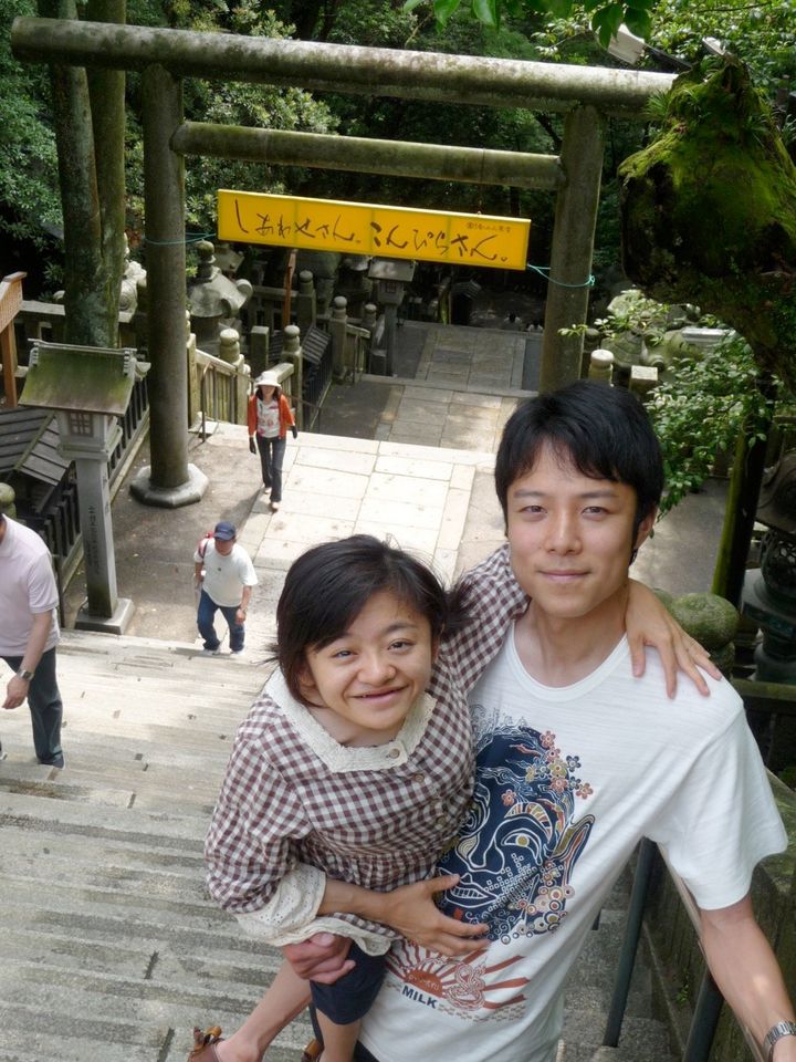 2010年：当時住んでいた香川県の金毘羅山にて。