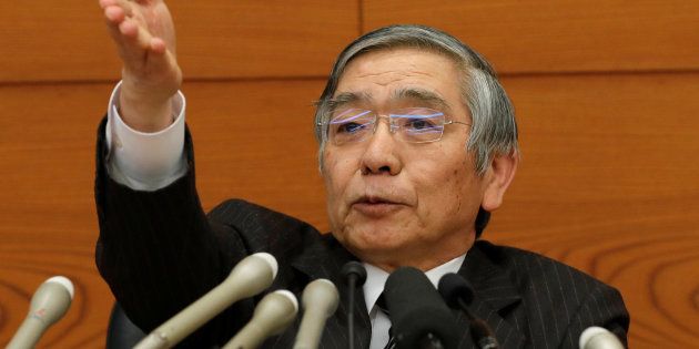 Bank of Japan (BOJ) Governor Haruhiko Kuroda attends a news conference at the BOJ headquarters in Tokyo, Japan January 23, 2018. REUTERS/Kim Kyung-Hoon