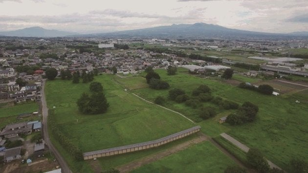 陸軍前橋飛行場があった周辺＝飯塚俊男監督・製作協力委員会提供